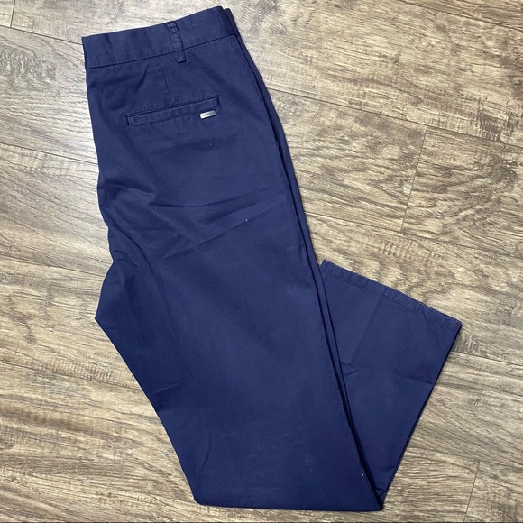 Ted Baker London Other - Ted Baker London Men’s Flat Front Navy Blue Chino Pants Size 34x32